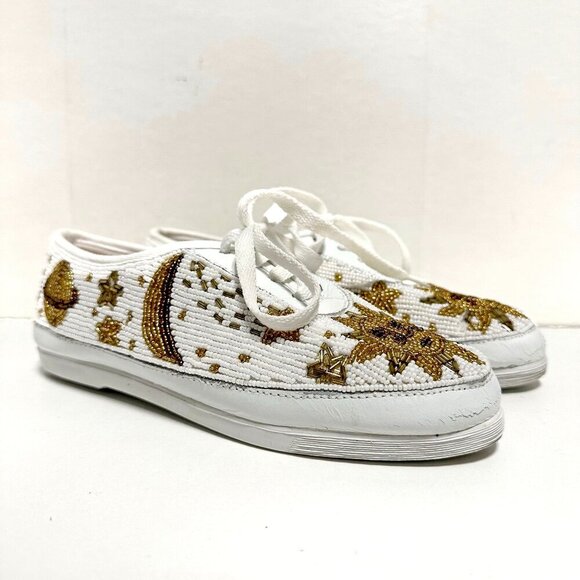 VTG Colorwerks Beaded Sneakers - Picture 1 of 10